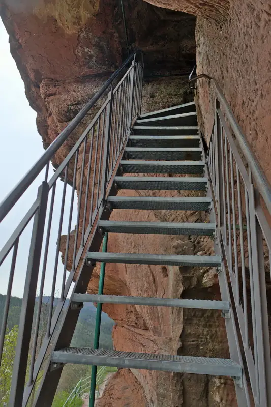 Metalltreppe - Aufgang nach ganz oben